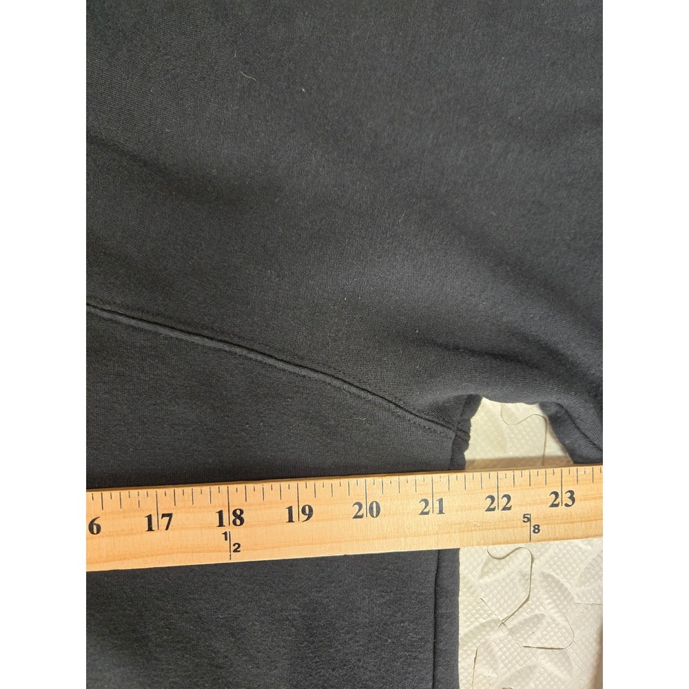 Quince SuperSoft Fleece Half Zip Pullover Black Womens Large Athleisure Casual - Picture 8 of 10